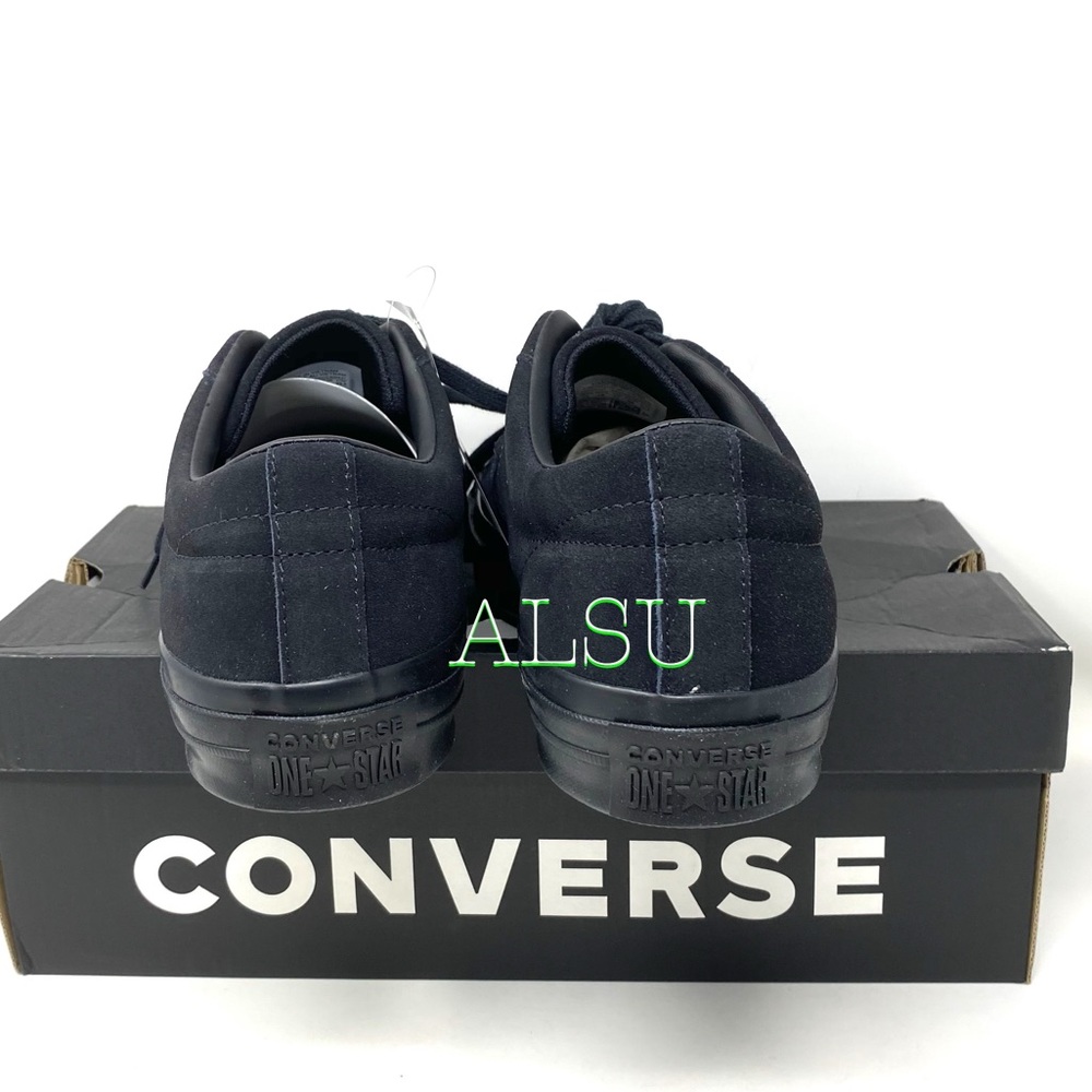 Converse One Star Suede Low Top Black Men Sneakers - Picture 6 of 9